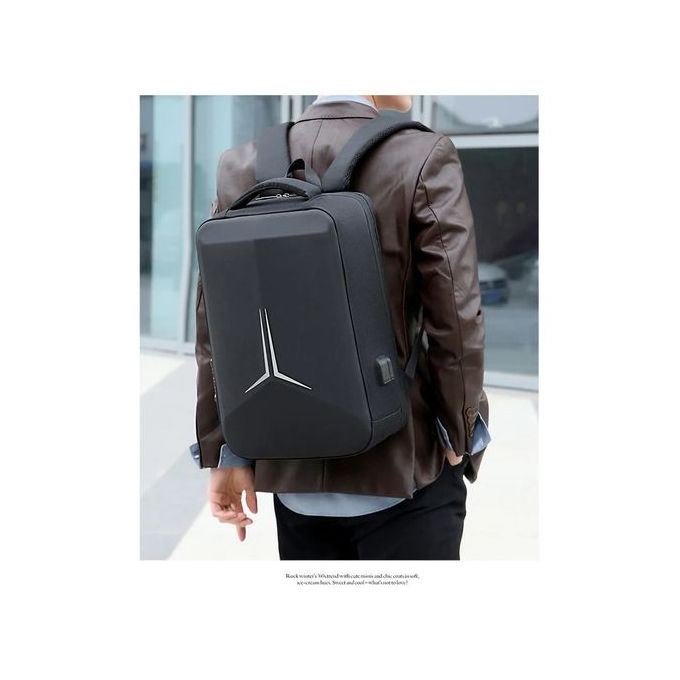 Sac à dos pour affaire voyage, Cartable étanche pour Pc portable + port USB, bag
