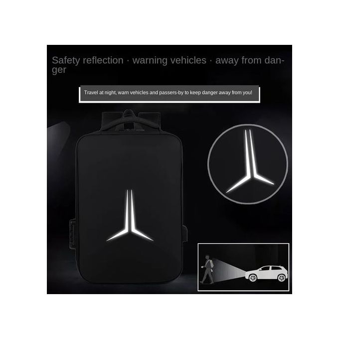 Sac à dos pour affaire voyage, Cartable étanche pour Pc portable + port USB, bag